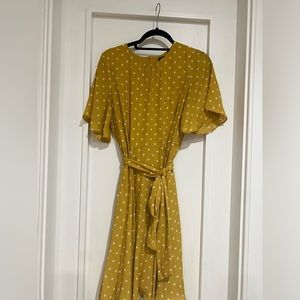 Banana republic yellow pretty sundress size 10